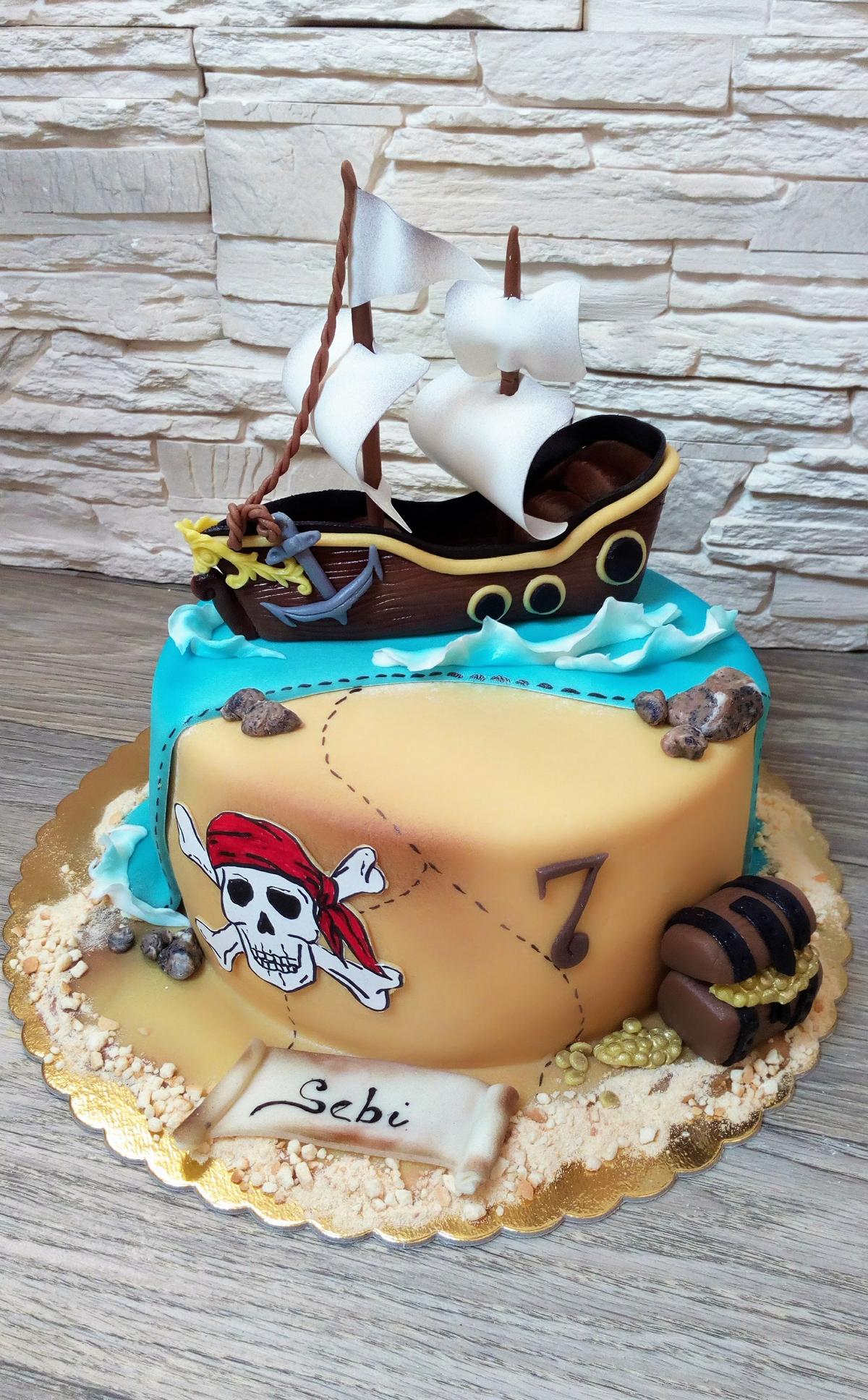 Pirátský dort.
